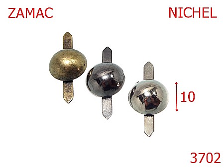 Picioruse fund - 3702/BUMB ORNAMENTAL-10-mm---nichel---14B16--
