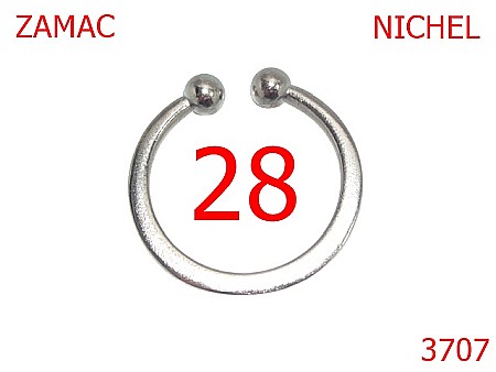 Inele rotunde - 3707/INEL ORNAMENTAL-28-mm---nichel---14F17--