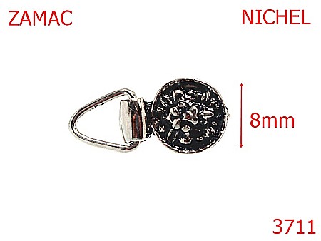 Inele D - 3711/INEL RAMBO ZAMAC INCALTAMINTE-8-mm---nichel---14F16--