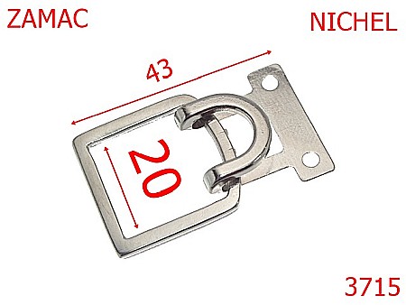 Accesorii confectii - 3715/CARLIG CONFECTII -20-mm---nichel---12F15--