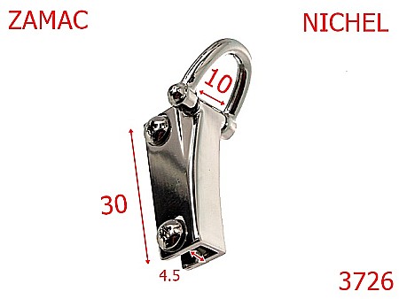 Sustinatori poseta - 3726/SUSTINATOR LATERAL-30-mm---nichel---13B18--