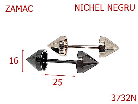 Galtere - 3732N/GALTERA-25-mm---nichel negru---5H1--