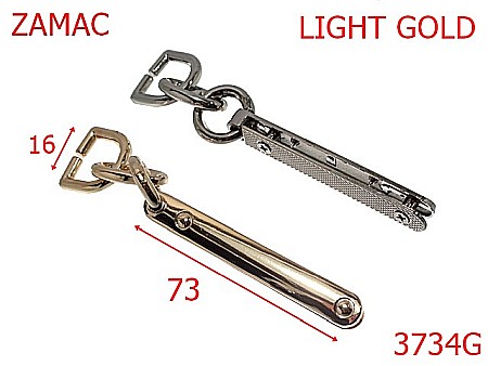 Sustinatori poseta - 3734G/SUSTINATOR LATERAL-73-mm---gold light---13C16--