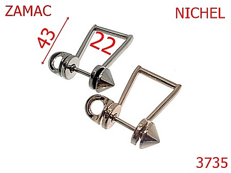 Sustinatori poseta - 3735/SUSTINATOR  -23-mm---nichel---14B15/13E13--