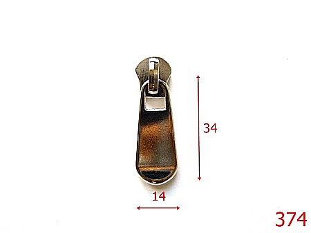 Cursori fermoar - 374/CURSOR-Nr 5-mm---nichel-----A21