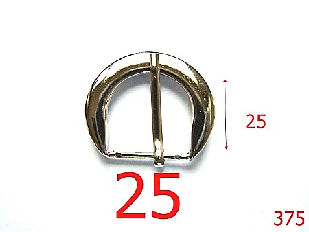 Catarame - 375/CATARAMA 2.5 CM NIKEL-25-mm---nichel---6E2--M23