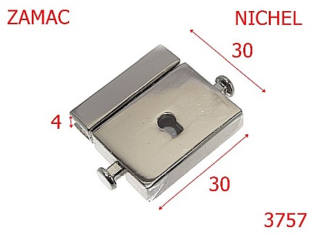 Inchizatori - 3757/INCHIZATOR SERVIETA-30-mm---nichel---13C14--