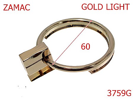 Inchizatori - 3759G/INCHIZATOR POSETA-60-mm---gold light---14L17--