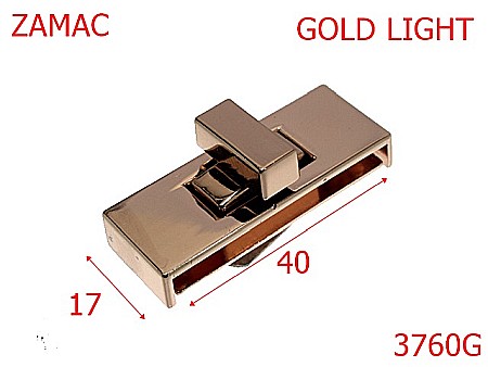 Inchizatori - 3760G/INCHIZATOR POSETA-43-mm---gold light---14I16--