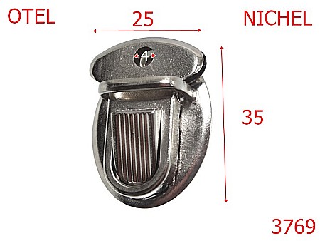 Inchizatori servieta - 3769/INCHIZATOARE SERVIETA-25-mm---nichel---14I14--