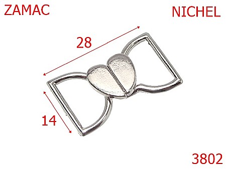 Accesorii confectii - 3802/INCHIZATOR CONFECTII-28-mm---nichel---14E18--