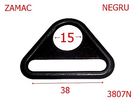 Inele D - 3807N/INEL TRIUNGHIULAR-38-mm---negru-23B1----
