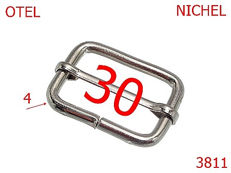 Catarame cu reglaj - 3811/CATARAMA CU REGLAJ-30-mm-4-nichel--1D1-1C4---