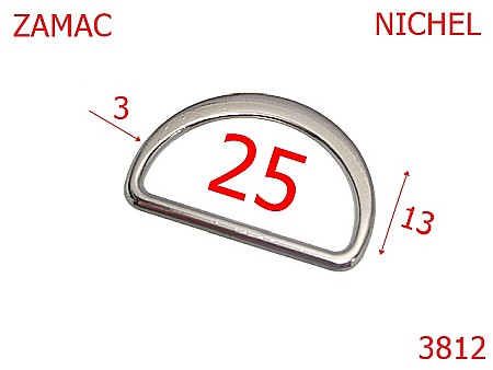 Inele D - 3812/INEL D TURNAT-25-mm-3-nichel---2E6--36
