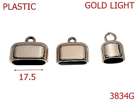 Clopotei ornamentali - 3834G/CLOPOTEI POSETA-17.5-mm---gold light-15B3--1C7--