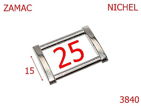 Inele dreptunghiulare - 3840/INEL DREPTUNGHIULAR-25-mm---nichel---3G6-3K6--