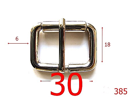 Catarame poseta - 385/CATARAMA-30-mm-6-nichel-----