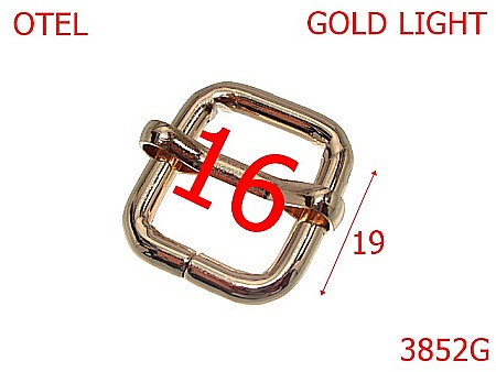 Catarame cu reglaj - 3852G/CATARAMA CU REGLAJ-16-mm---gold light--4j8-4i8-4J8-1C7---