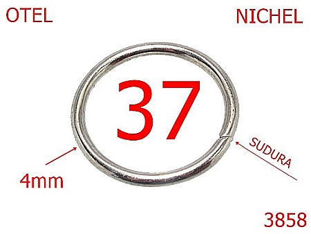 Inele sudate - 3858/INEL 37 MM SUDAT-37-mm-4-nichel--4H1-4G5-4L6-4H7-4F3-4F1-4E3--