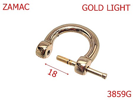 Inele D - 3859G/INEL DEMONTABIL 18 MM-18-mm---gold light--2F2-2A7--