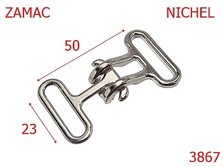 Accesorii confectii - 3867/INCHIZATOARE CONFECTII-23-mm---nichel---13G14--