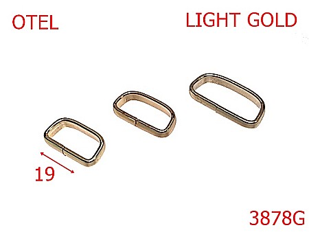 Pasant pafta - 3878G/PASANT PAFTA 19 mm-19-mm---gold light---1C6 --