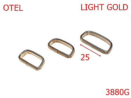 Pasant pafta - 3880G/PASANT PAFTA 25 mm-25-mm---gold light---1C6--