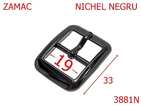 Catarame - 3881N/CATARAMA 19 mm-19-mm---nichel negru-7A8-7B8-7B6-1C6--