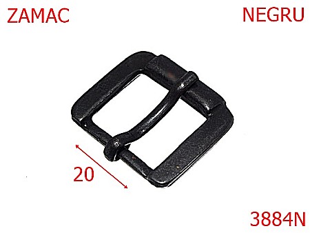 Catarame - 3884N/CATARAMA 20 mm-20-mm---negru-7A5-7B6-7A6 DP----