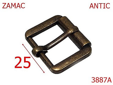 Catarame - 3887A/CATARAMA 25 mm-25-mm---antic-6K3-6K5-7H5-7F4-7F3-1B5--