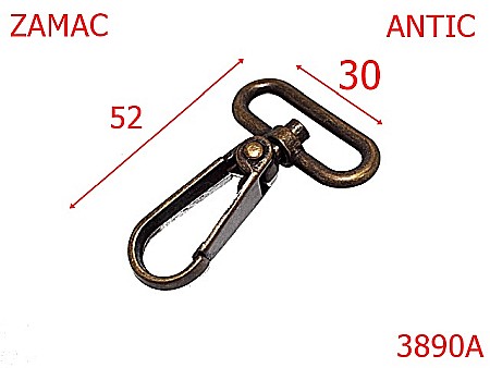 Carabine poseta - 3890A/CARABINA  POSETA-30-mm---antic--5B7-5A7-5A6-5J4-5H6-5C8--