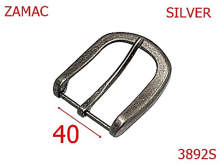 Catarame - 3892S/CATARAMA JEANS-40-mm---SILVER---7G8--