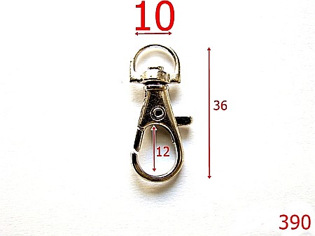 Carabine poseta - 390/CARABINE-10-mm---nichel-5A3-5A4----