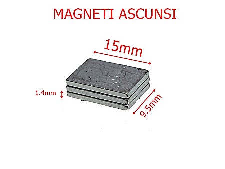 Magneti - 3913/MAGNET ASCUNS 15X9.5-15X9.5-mm---nichel-----