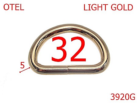 Inele D - 3920G/INEL D-32-mm-5-gold light--3E6-12E17/6E17/6E18--