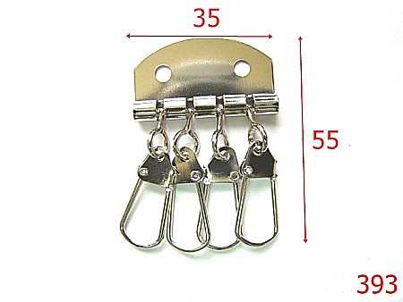 Carabine portchei - 393/CARABINE PORTCHEI 4 BUC NIKEL-55X35-mm---nichel---5C1--A23