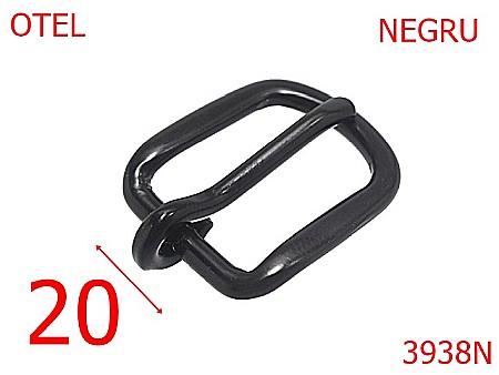 Harnasament - 3938N/CATARAMA HARNASAMENT-20-mm---negru---9C22--