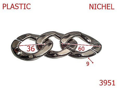 Plastice - 3951/ZA LANT PLASTIC-60-mm-9-nichel-----