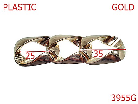 Plastice - 3955G/ZA LANT PLASTIC-35-mm---gold-----