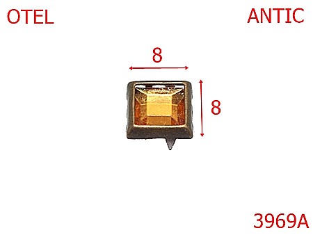 Accesorii confectii - 3969A/ORNAMENT ANTIC-8-mm---antic-----