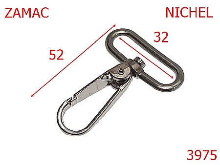 Carabine poseta - 3975/CARABINA -32-mm---nichel-5J1----