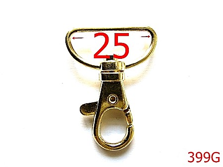 Carabine - 399G/CARABINE-25-mm---gold---5B3--K15