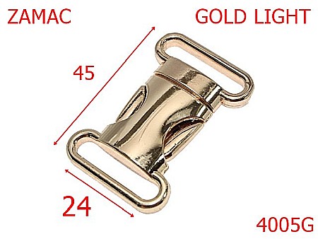 Accesorii confectii - 4005G/TRIDENT-24-mm---gold light-----
