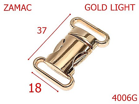 Accesorii confectii - 4006G/TRIDENT-18-mm---gold light-----
