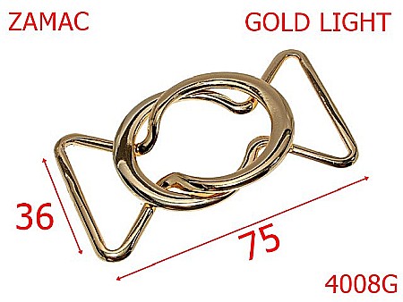 Accesorii confectii - 4008G/CATARAMA CONFECTII -36-mm---gold light-21 C 13----