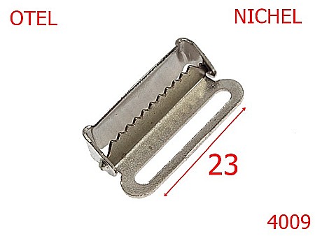 Accesorii confectii - 4009/BLOCAJ ELASTIC-23-mm---nichel-11A2----