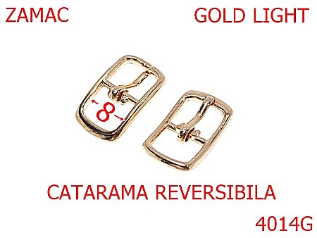 Catarame - 4014G/CATARAMA REVERSIBILA-8-mm---gold light-15B4----