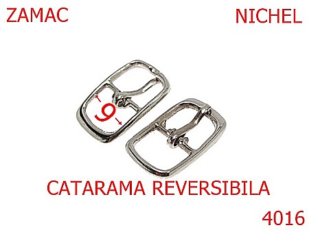 Catarame - 4016/CATARAMA REVERSIBILA-9-mm---nichel-15B5----
