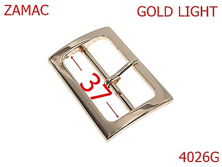 Accesorii confectii - 4026G/CATARAMA -37-mm---gold light--7L6---