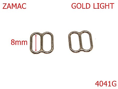 Accesorii confectii - 4041G/REGLAJ ELASTIC-8-mm---gold light---AP21--AP20